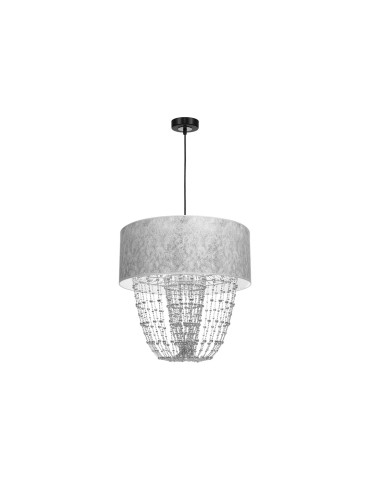 Milagro ALMERIA SILVER/BLACK 1xE27 pendant lamp MLP6437 - product 2