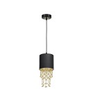 Pendant lamps - Milagro ALMERIA BLACK/GOLD 1xE27 pendant lamp MLP6439 - product 2