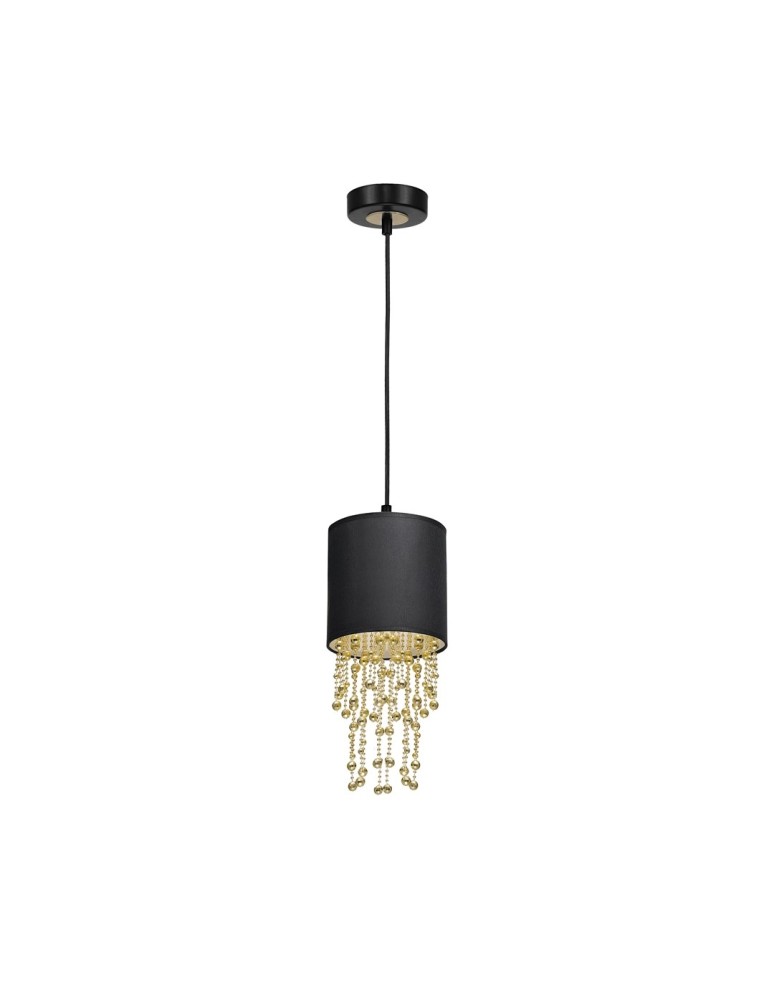 Pendant lamps - Milagro ALMERIA BLACK/GOLD 1xE27 pendant lamp MLP6439 - product kolory-swiatla.pl 2