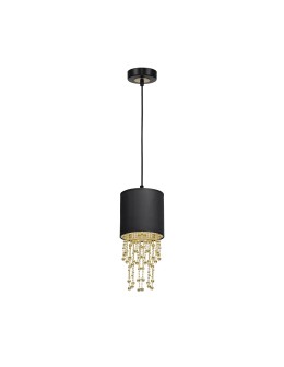 Milagro Lampa wisząca ALMERIA BLACK/GOLD 1xE27 MLP6439 - produkt 2