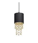 Pendant lamps - Milagro ALMERIA BLACK/GOLD 1xE27 pendant lamp MLP6439 - product 3
