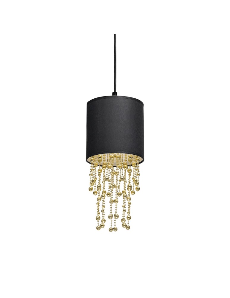 Pendant lamps - Milagro ALMERIA BLACK/GOLD 1xE27 pendant lamp MLP6439 - product kolory-swiatla.pl 3