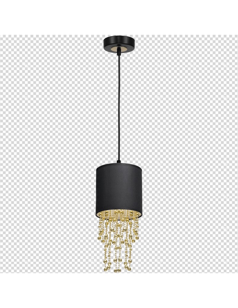 Pendant lamps - Milagro ALMERIA BLACK/GOLD 1xE27 pendant lamp MLP6439 - product kolory-swiatla.pl 8