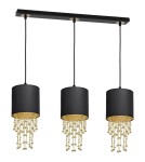 Milagro Lampa wisząca ALMERIA BLACK/GOLD 3xE27 MLP64400