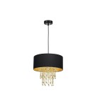 Milagro Lampa wisząca ALMERIA BLACK/GOLD 1xE27 MLP6441