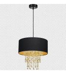 Milagro Lampa wisząca ALMERIA BLACK/GOLD 1xE27 MLP6441
