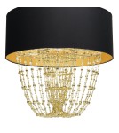 Milagro Lampa wisząca ALMERIA BLACK/GOLD 1xE27 MLP6442