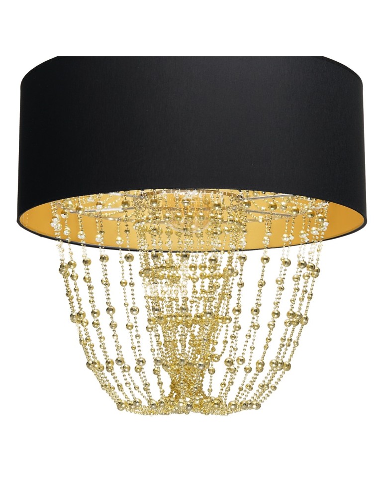 Milagro Lampa wisząca ALMERIA BLACK/GOLD 1xE27 MLP6442