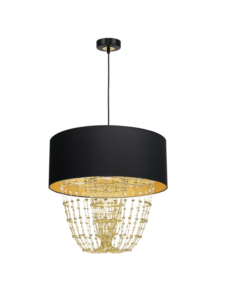 Milagro Lampa wisząca ALMERIA BLACK/GOLD 1xE27 MLP6442