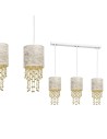 Milagro ALMERIA WHITE/GOLD 3xE27 pendant lamp MLP6445