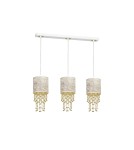 Pendant lamps - Milagro ALMERIA WHITE/GOLD 3xE27 pendant lamp MLP6445 - product 2