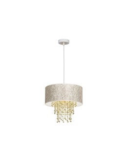 Milagro Lampa wisząca ALMERIA WHITE/GOLD 1xE27 MLP6446 - produkt 2