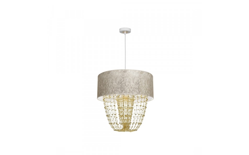 Milagro Lampa wisząca ALMERIA WHITE/GOLD 1xE27 MLP6447