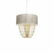 Milagro Lampa wisząca ALMERIA WHITE/GOLD 1xE27 MLP6447