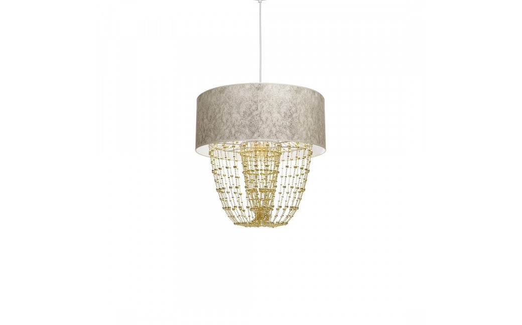 Milagro Lampa wisząca ALMERIA WHITE/GOLD 1xE27 MLP6447