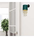 Glamour wall lamps - Milagro Wall lamp ALMERIA GREEN/GOLD 1xE27 MLP6448 - product 6