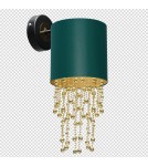 Glamour wall lamps - Milagro Wall lamp ALMERIA GREEN/GOLD 1xE27 MLP6448 - product 8