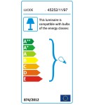 Cantilever wall lamps - LUCIDE HONORE 1x40W E14 230V 45252/11/97 Wall lamp. - product 6