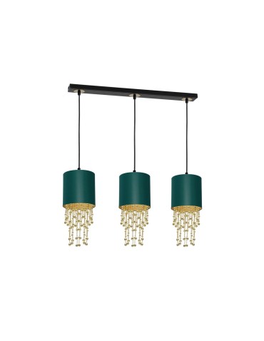 Milagro Lampa wisząca ALMERIA GREEN/GOLD 3xE27 MLP64500 - produkt 2