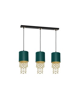 Milagro Lampa wisząca ALMERIA GREEN/GOLD 3xE27 MLP64500 - produkt 2