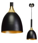 Milagro Lampa wisząca CLARK BLACK/GOLD 1xE27 MLP6221