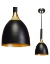 Milagro CLARK BLACK/GOLD 1xE27 pendant lamp MLP6221