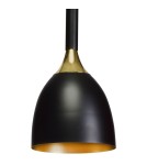 Milagro Lampa wisząca CLARK BLACK/GOLD 1xE27 MLP6221