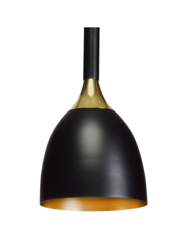 Milagro Lampa wisząca CLARK BLACK/GOLD 1xE27 MLP6221