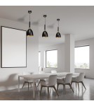 Pendant lamps - Milagro CLARK BLACK/GOLD 1xE27 pendant lamp MLP6221 - product 6