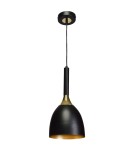 Milagro Lampa wisząca CLARK BLACK/GOLD 1xE27 MLP6221
