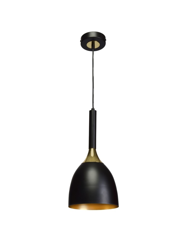 Pendant lamps - Milagro CLARK BLACK/GOLD 1xE27 pendant lamp MLP6221 - product kolory-swiatla.pl 9