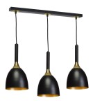 Milagro Lampa wisząca CLARK BLACK/GOLD 3xE27 MLP6222
