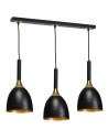 Milagro Lampa wisząca CLARK BLACK/GOLD 3xE27 MLP6222
