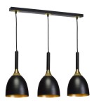 Pendant lamps - Milagro CLARK BLACK/GOLD pendant lamp 3xE27 MLP6222 - product 2