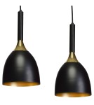 Milagro Lampa wisząca CLARK BLACK/GOLD 3xE27 MLP6222