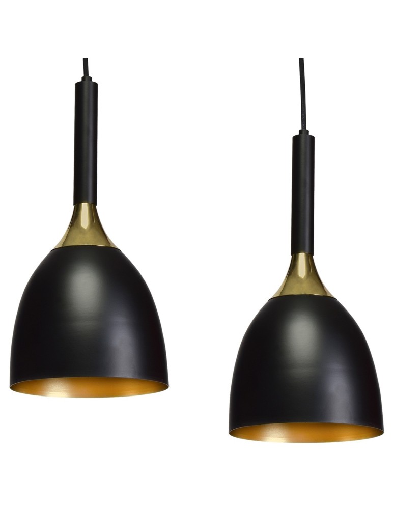 Milagro Lampa wisząca CLARK BLACK/GOLD 3xE27 MLP6222
