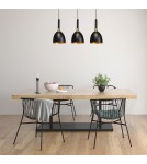 Milagro Lampa wisząca CLARK BLACK/GOLD 3xE27 MLP6222