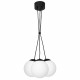 Milagro Lampa wisząca LIMA BLACK 3xE14 MLP6523