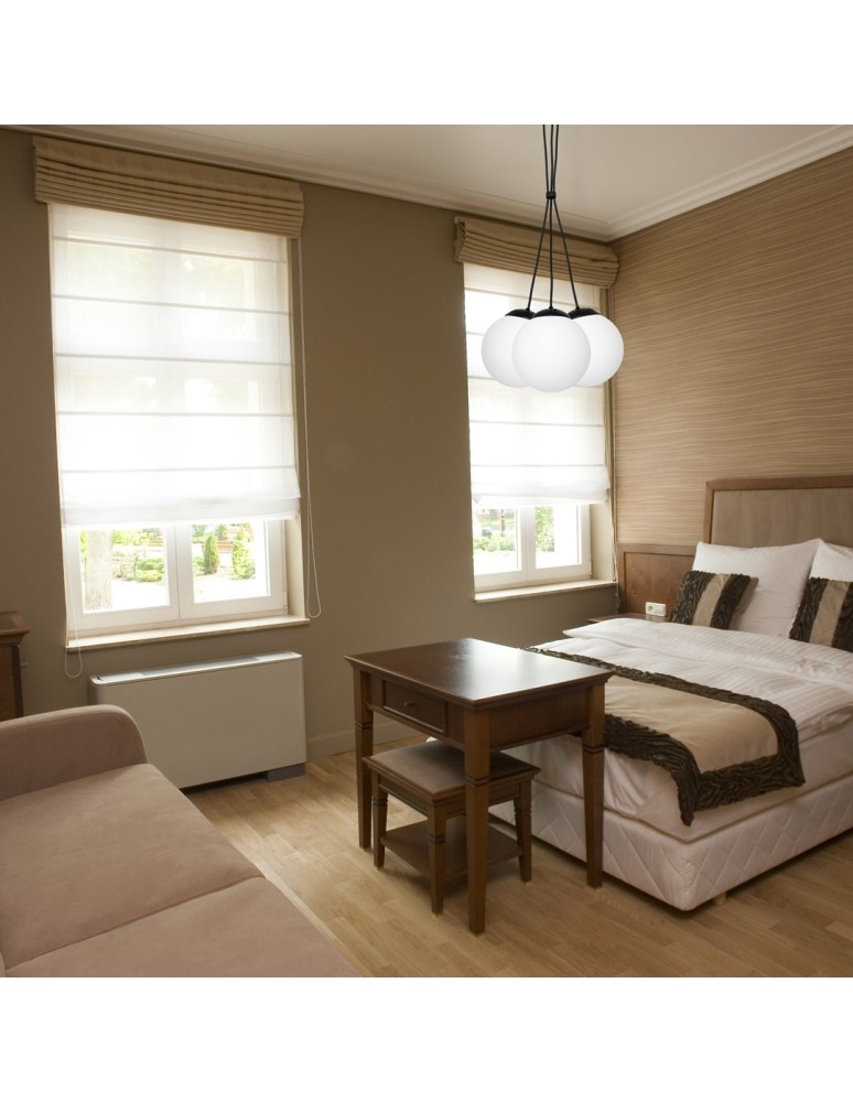 Pendant lamps - Milagro LIMA BLACK 3xE14 pendant lamp MLP6523 - product kolory-swiatla.pl 5