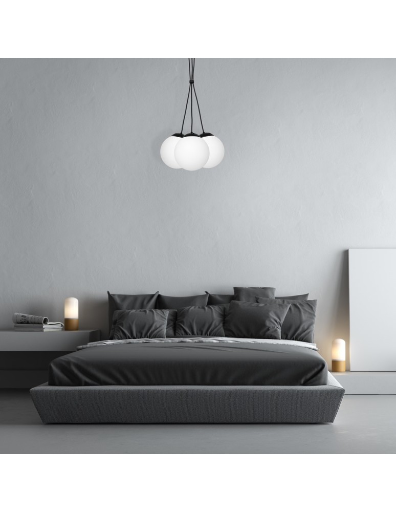 Pendant lamps - Milagro LIMA BLACK 3xE14 pendant lamp MLP6523 - product kolory-swiatla.pl 6