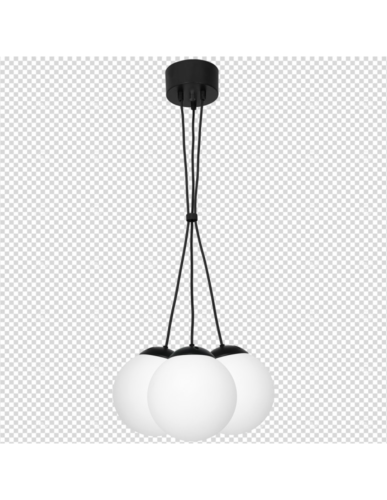 Pendant lamps - Milagro LIMA BLACK 3xE14 pendant lamp MLP6523 - product kolory-swiatla.pl 8