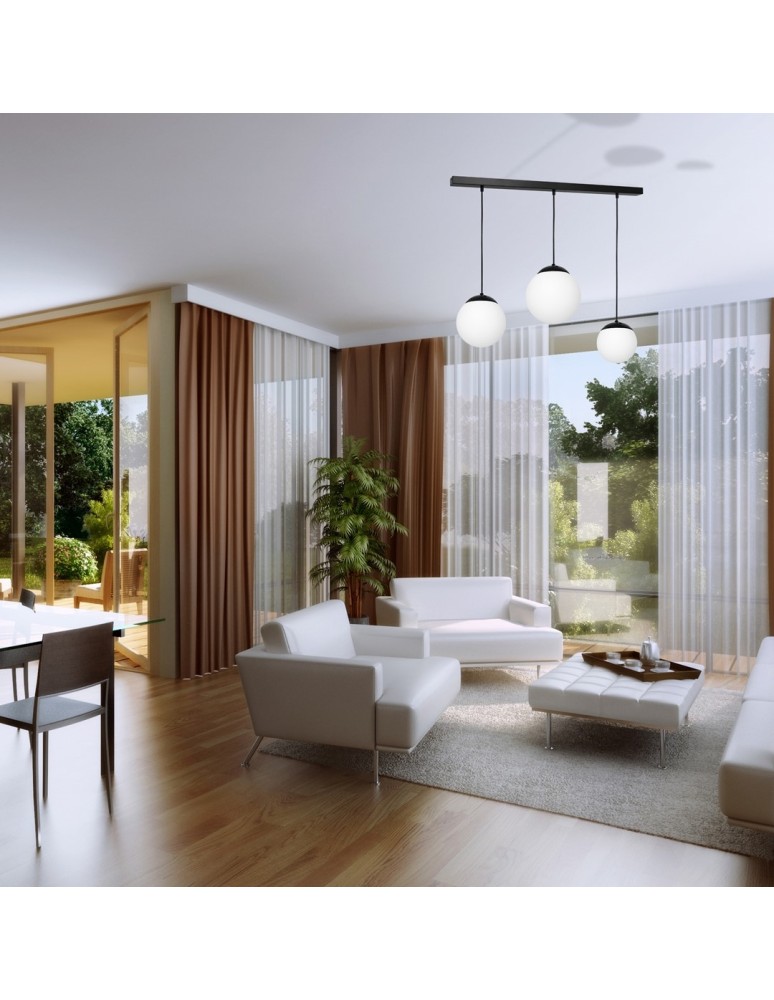 Milagro Lampa wisząca LIMA BLACK 3xE14 MLP6524