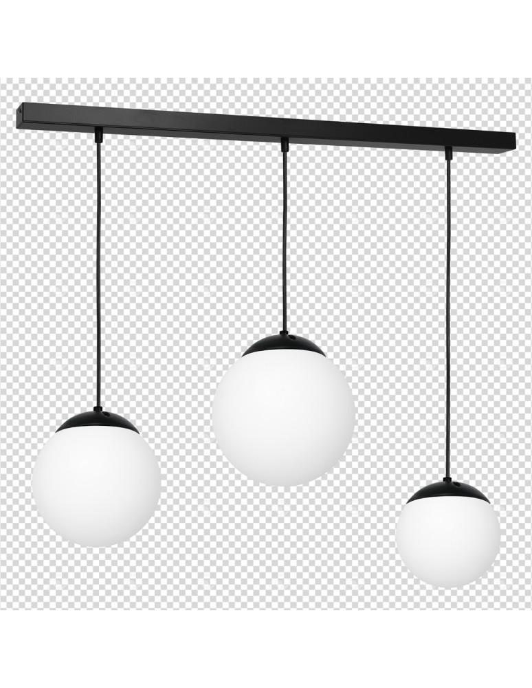 Milagro Lampa wisząca LIMA BLACK 3xE14 MLP6524
