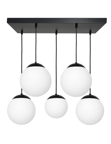 Milagro LIMA BLACK 5xE14 pendant lamp MLP6525 - product 2