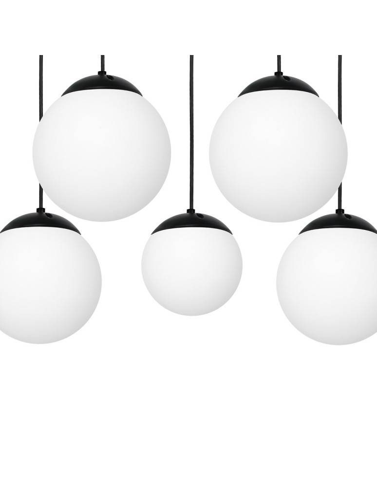 Milagro Lampa wisząca LIMA BLACK 5xE14 MLP6525 Milagro Lampa wisząca LIMA BLACK 5xE14 MLP6525