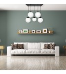 Pendant lamps - Milagro LIMA BLACK 5xE14 pendant lamp MLP6525 - product 5