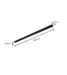 Magnetic rails - Milagro MAGNETIC TRACK surface-mounted rail ML6630 - product 5