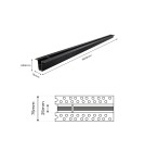 Magnetic rails - Milagro MAGNETIC TRACK flush mount rail ML6631 - product 3