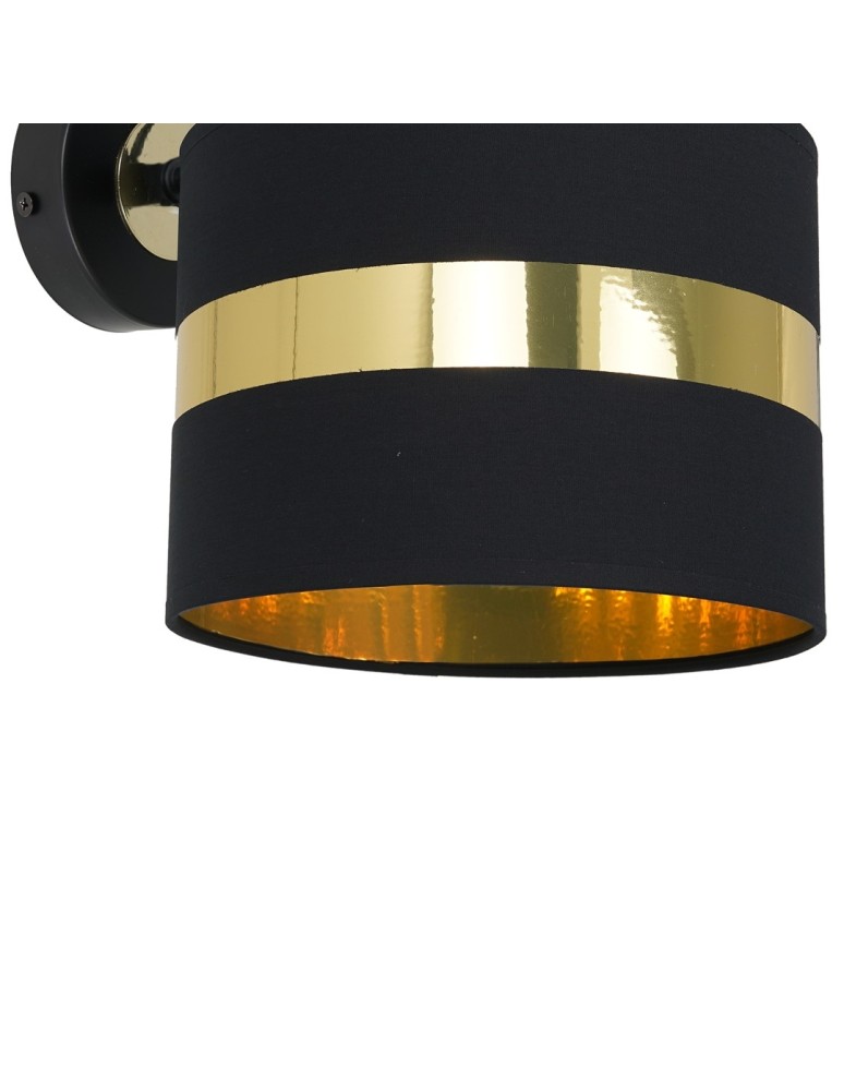 Milagro Kinkiet PALMIRA BLACK / GOLD 1xE27 60W MLP6317