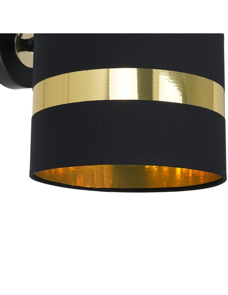 Milagro Kinkiet PALMIRA BLACK / GOLD 1xE27 60W MLP6317